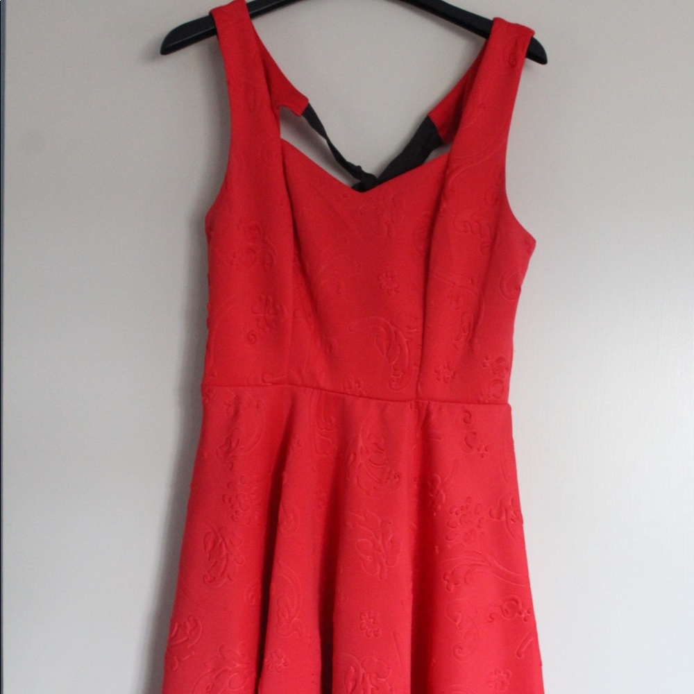 Coral dress